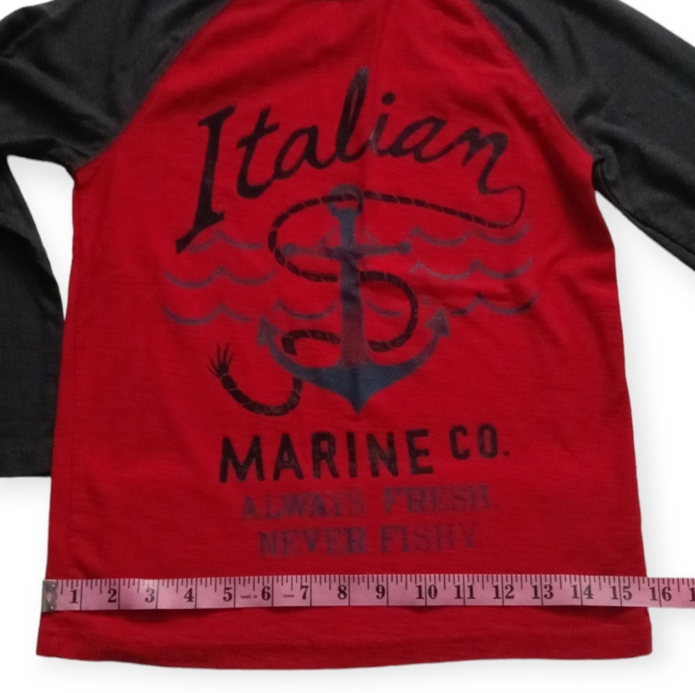 CHEROKEE BOYS' LONG SLEEVE SHIRT.SIZE M(8/10).RED,GRAY - Picture 9 of 11